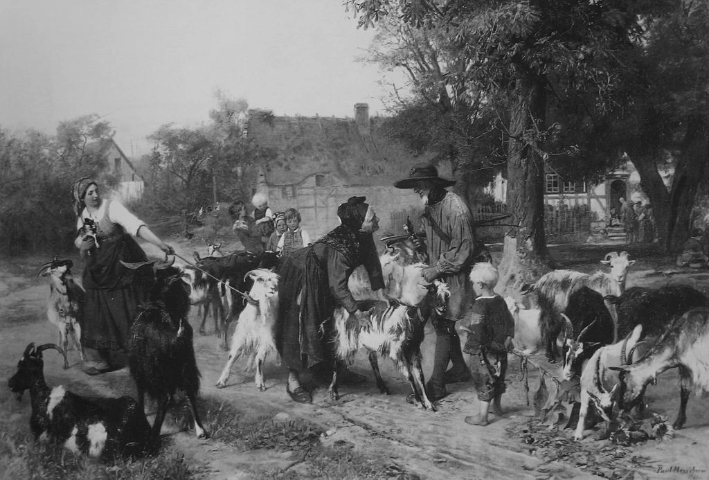 Il commerciante di capre del villaggio